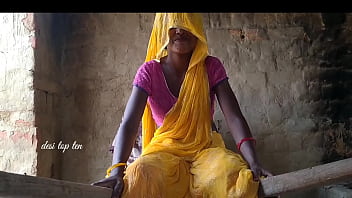 Desi Wife In Yellow Saree Gets Pounded Hard By Her Husband