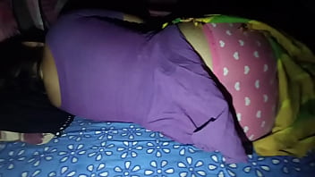 Voluptuous Desi Housewife’s Plump Rear While She Slumbers
