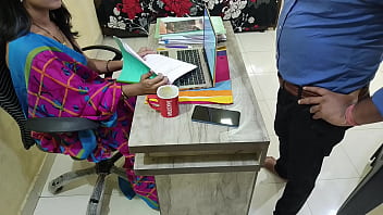Sizzling Desi Boss Gets Ravaged Hard By Her Young Office Stud In Steamy Hindi Audio Fuckfest