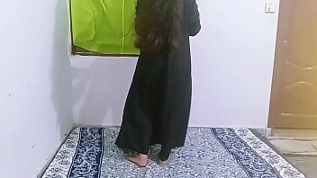 Desi Indian Young Girl Cheating Wife Ferzana Bhabhi In Abaya Hijab Getting Fucked