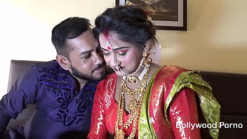 Hot Desi Bride Sudipa’s Wild Honeymoon Fuck – First Night Rough Sex & Creampie With Hindi Moans