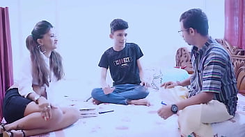 Young Indian Teen’s Wild Threesome With Teacher And Stepbrother