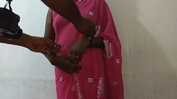Desi Indian Wife Vanitha In Blue Saree Exposing Her Big Tits And Shaved Pussy, Rubbing Her Wet Pussy And Pinching Her Hard Nipples While Cheating
