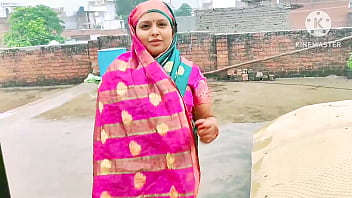 Soaked In The Storm, My Bhabhi Moans In Hindi As She Takes Every Thrust