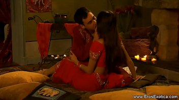 Sensual Indian Lovers In Passionate Intimacy