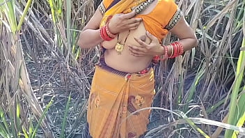 Naked Desi Bhabha Fucks Hard Under The Hot Village Sun