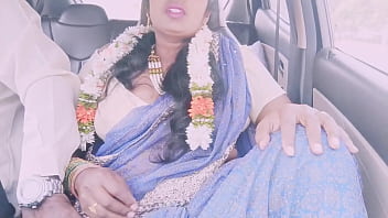 Hot Indian Car Sex With A Beautiful Tourist Aunty And Her Driver, Moaning In Telugu Dirty Talk.
