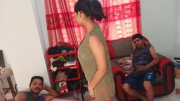 A Sizzling Christmas Threesome With Sexy Indian Bhabhi Shathi Khatun, Hanif Pk, And Shapan Pramanik In A Wild Bikini Fuck Fest