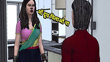 Desi Stepmom’s Raw Lust Unleashed On Her Stepson In Hindi