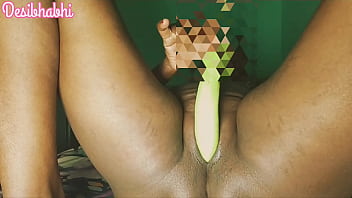 Aunty’s Lusty Eggplant Fuck In The Village Hut