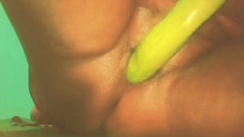 Plump Asian Farm Girl Gets Stuffed With A Thick, Juicy Eggplant