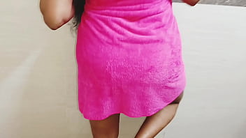 Indian Girl Bent Over In The Bathroom, Moaning Dirty Telugu Words As She Gets Pounded From Behind.