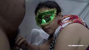 Velamma Bhabhi’s Mouth Worships Indian Cock