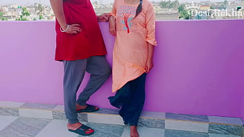 Sweaty Balcony Fuck With Brother’s Wife | Rough Doggystyle Moaning In Hindi