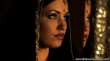 A Sultry Indian Temptress Sheds Her Silks In A Slow, Seductive Dance