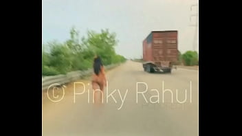 Bare Pinky’s Risky Roadside Exposure On Indian Highways