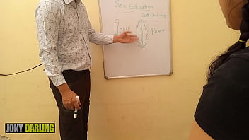 Indian Tuition Teacher Gives Her Student A Hands-on Lesson In Pussy And Dick, With Raw Hindi Dirty Talk By Jony Darling