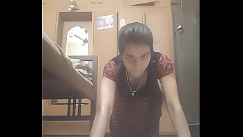 Sweaty Desi Tits Bounce And Jiggle As She Works Out For A Perfect Creampie