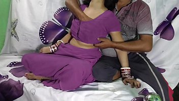 Anita Bhabhi’s Raw Desi Fuck In Purple Saree – Hindi Dirty Talk
