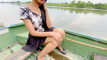 Naughty Desi Teen Fingers Herself On A Rusty Fishing Boat