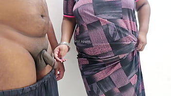 Sultry Indian Bhabhi Stroking A Throbbing Cock