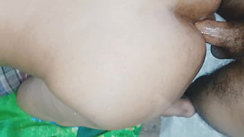 Desi Bhabhi’s Backdoor Ride: Her Husband’s Rough Anal Doggy Fuck
