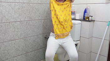 Desi Stepmom Gets Nasty With Stepson In Bathroom, Moaning In Hindi