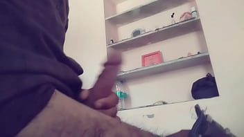 Throbbing Desi Dude Stroking His Hard Cock