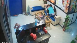 Office Worker Devours His Coworker’s Creamy Breasts On Vacation