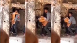 Ravaging His Lover Amidst The Crumbling Ruins Of A Forgotten Monument
