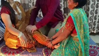 A Lustful Seductress Dominates A Mother And Her Son In A Raw, Taboo Desi Ménage