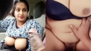 Curvaceous Auntie’s Wild Car Ride With Secret Lover Under The Open Sky