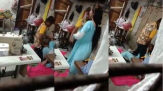Savage Seamster Pounds His Hot Client Into Submission