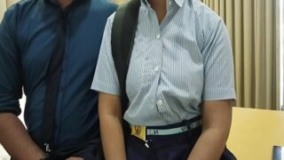 Professor’s Scandalous Affair: Steamy Campus Encounter With Voluptuous Co-ed