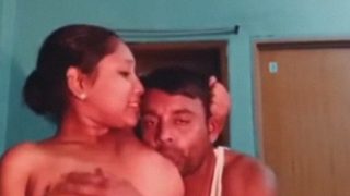 Sexy Bangladeshi Bhabhi With Big Tits Strips For Her Husband
