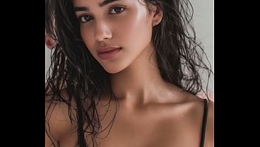 Satin-clad Ai Bollywood Babe, Wet Hindi Desire, Teasing Softporn.