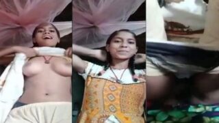 Young Village Girl Spreads Her Desi Pussy Wide In A Leaked Mms.