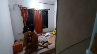 Indian Lovers Getting Wild And Dirty On The Edge Of The Bed