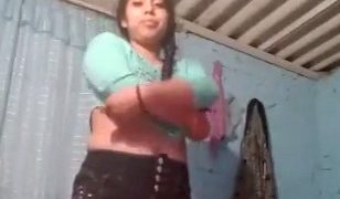 Village Girl Strips Down For A Solo Homemade Fuck Session